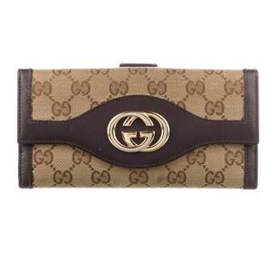 Gucci Trifold Ggcanvas Continental Wallet - image 1